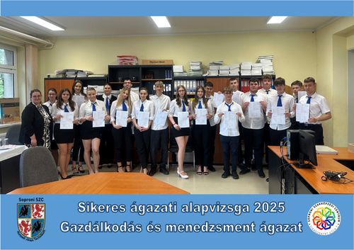 Gratulálunk a mai napon sikeres ágazati alapvizsgát tett tanulóinknak!👏💙