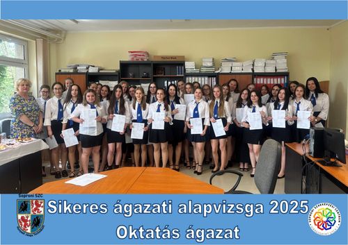 Gratulálunk a mai napon sikeres ágazati alapvizsgát tett tanulóinknak!👏💙✅
